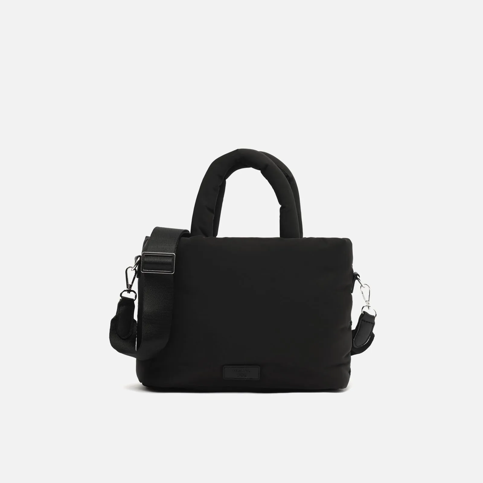 Acolfy bolso tote mediano en nylon acolchado con asa bandolera extraíble