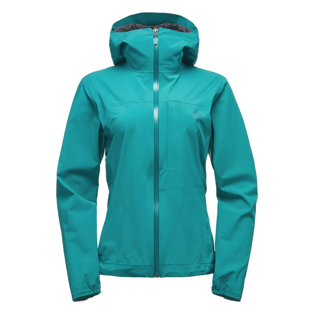 BD FineLine Stretch Rain Shell  W's Evergreen TALLA M