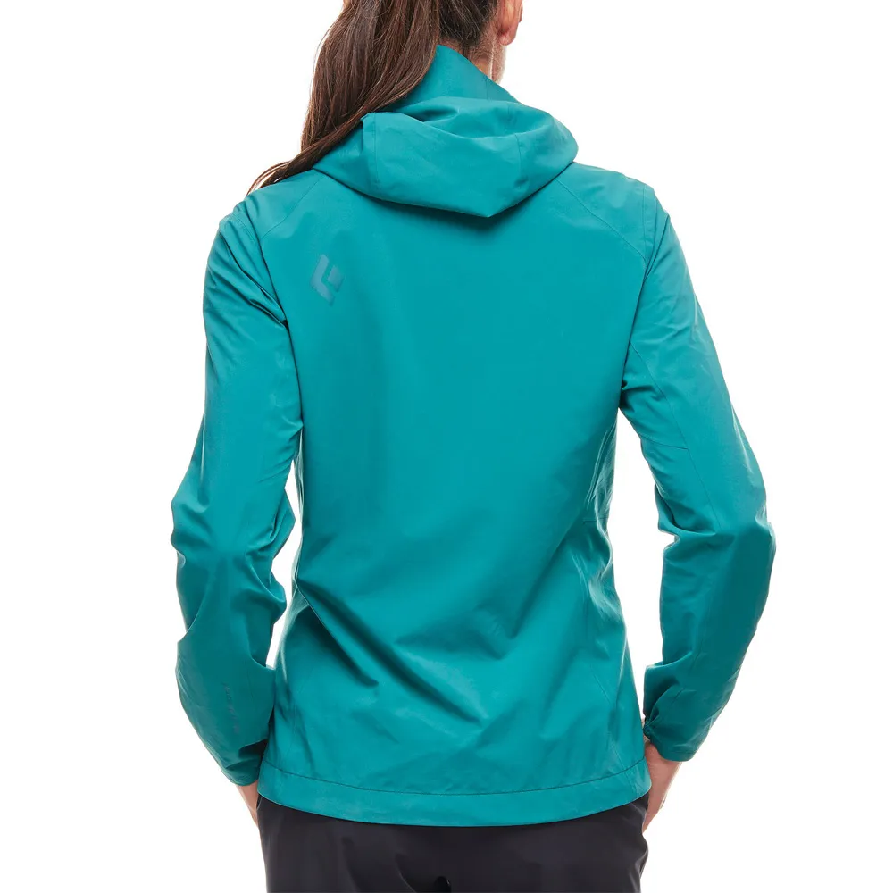 BD FineLine Stretch Rain Shell  W's Evergreen TALLA M