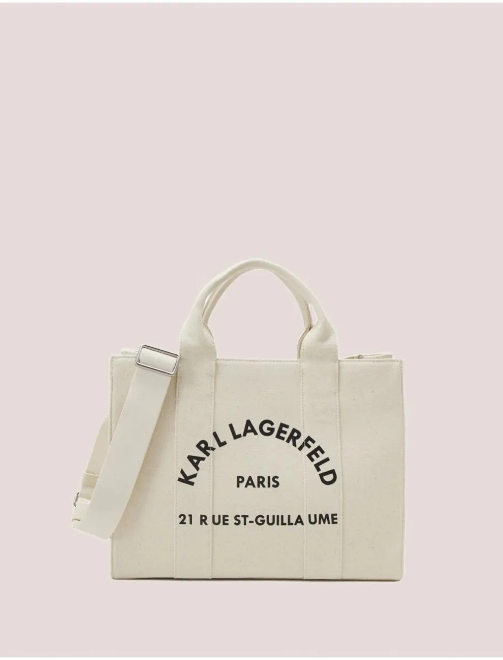 Bolso Mujer Karl Lagerfeld Rsg Square Medium Tote Beig