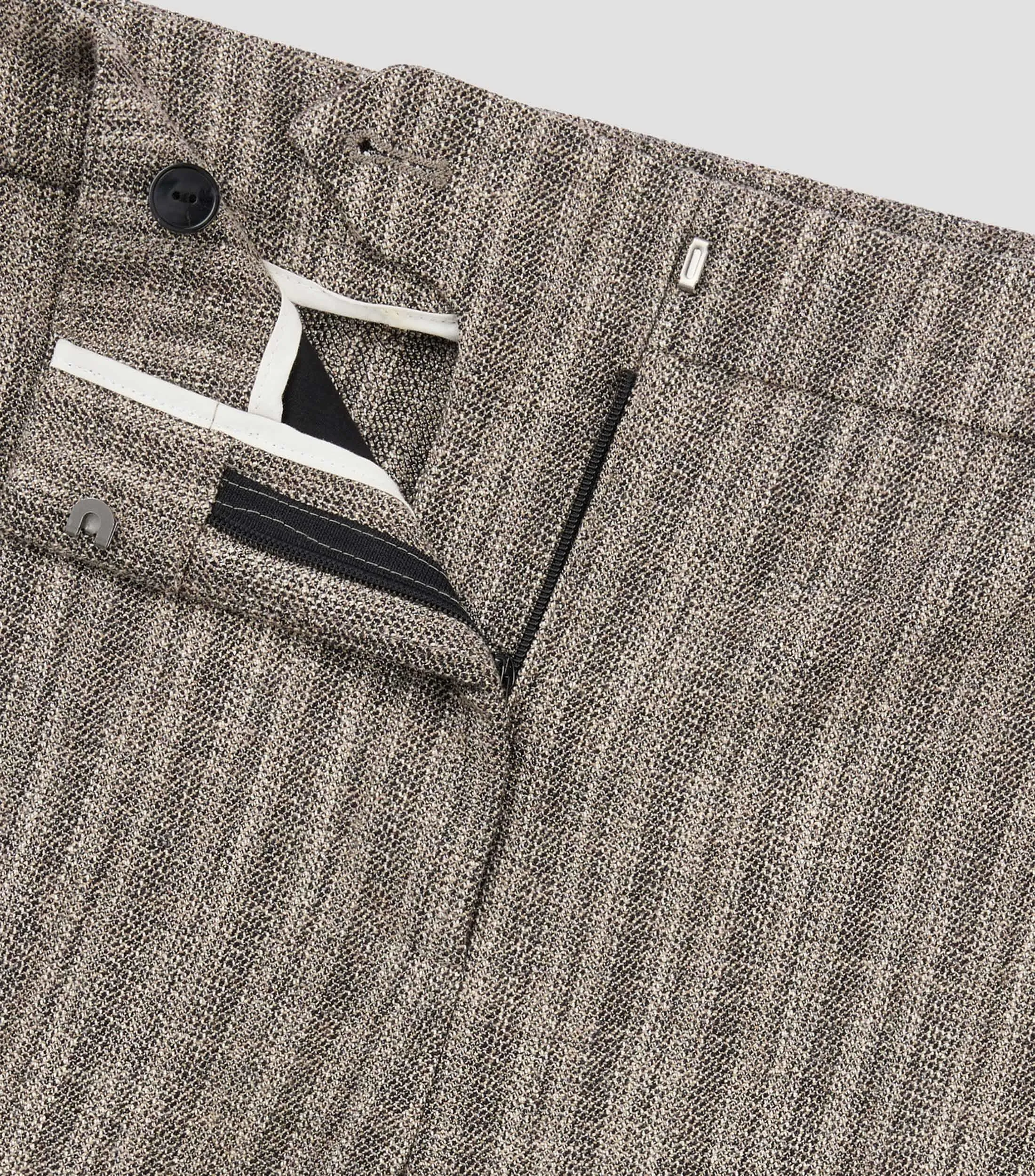 Boss Pantalón regular fit en paño elástico a rayas Mujer