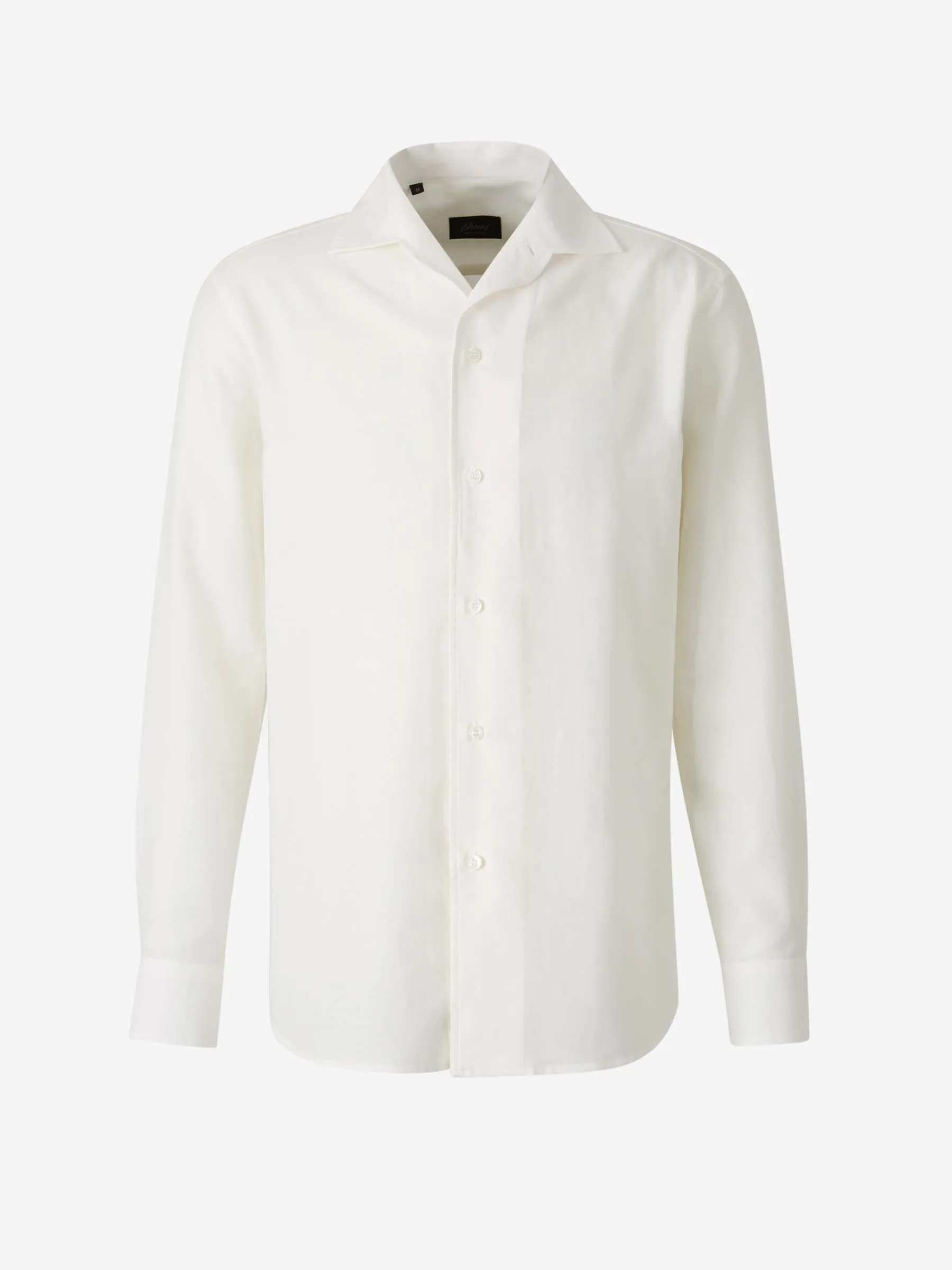 Brioni Camisa Lisa Algodón