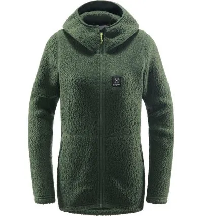 Chaqueta polar con capucha HAGLÖFS Pile (Fjell Green) Mujer