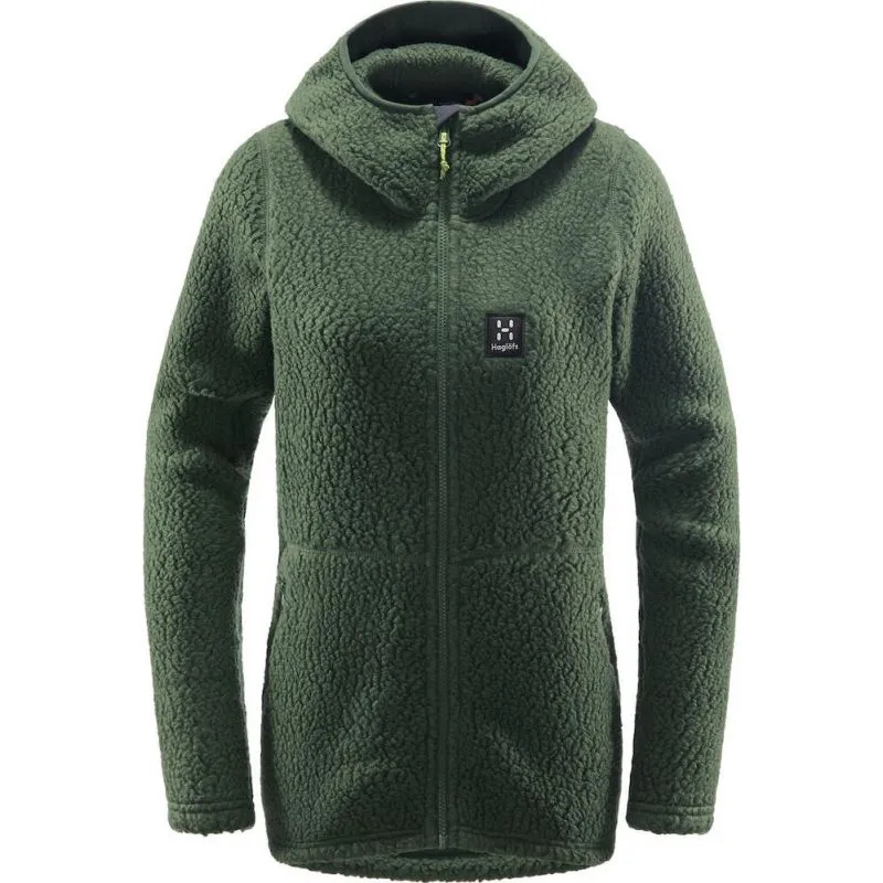 Chaqueta polar con capucha HAGLÖFS Pile (Fjell Green) Mujer