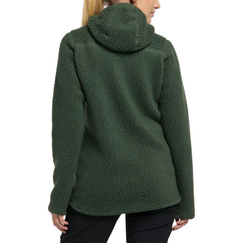 Chaqueta polar con capucha HAGLÖFS Pile (Fjell Green) Mujer
