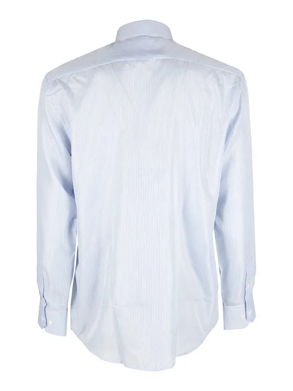Coveri Viale Morin Camisa de hombre de manga larga a rayas