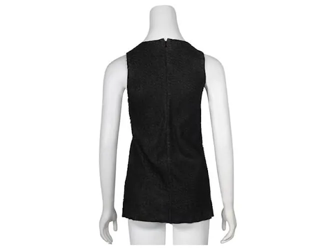 Céline Celine Vestido negro de pantorrilla Celine 
