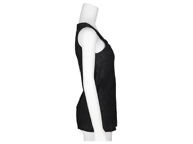 Céline Celine Vestido negro de pantorrilla Celine 