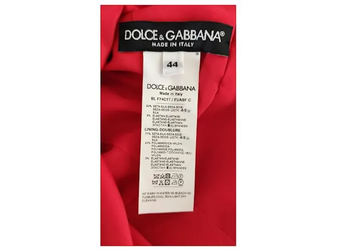 Dolce & Gabbana DOLCE&GABBANA COLORETE SEDA NARANJA Roja 