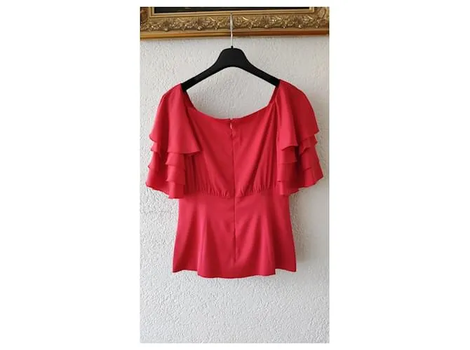 Dolce & Gabbana DOLCE&GABBANA COLORETE SEDA NARANJA Roja 
