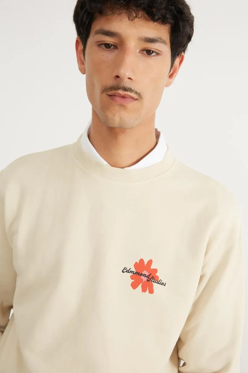 EDMMOND STUDIOS SUDADERA BOTANIC BEIGE