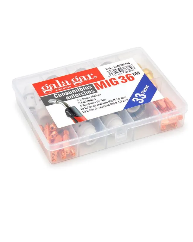 Estuche consumibles MIG 36 M6 EMIG36M6 Galagar