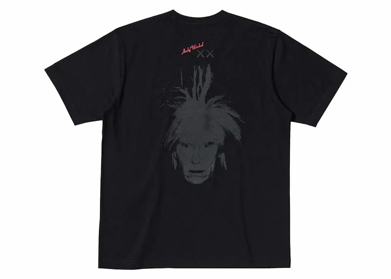 KAWS X UNIQLO WARHOL UT GRAPHIC 476352 TSHIRT BLACK