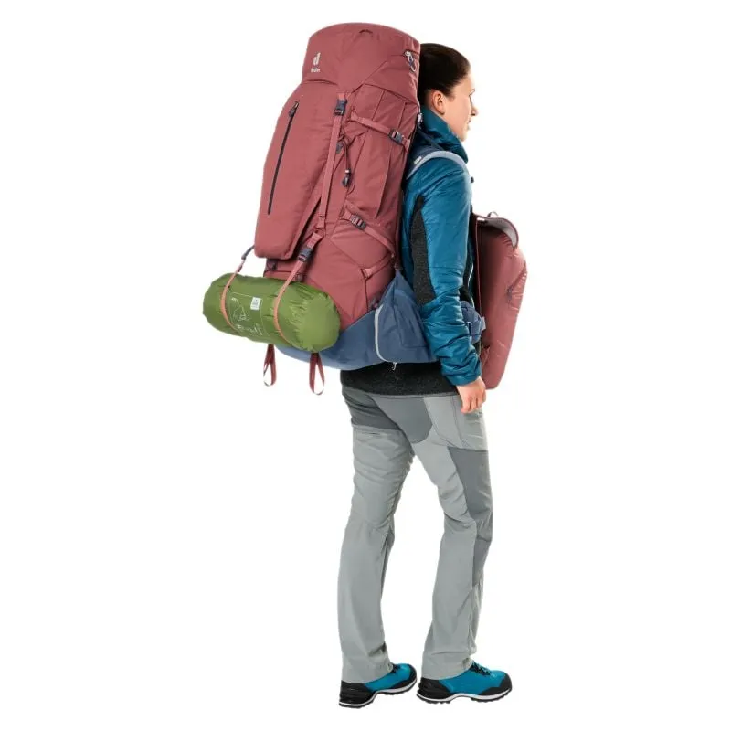 MOCHILA DE SENDERISMO DEUTER AIRCONTACT X 60+15 SL (REDWOODINK)