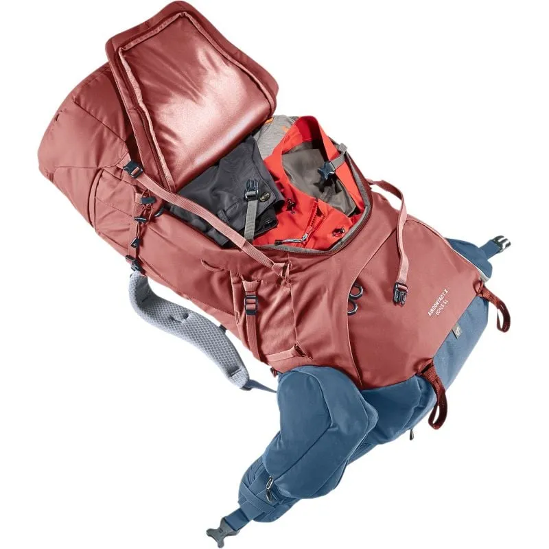 MOCHILA DE SENDERISMO DEUTER AIRCONTACT X 60+15 SL (REDWOODINK)