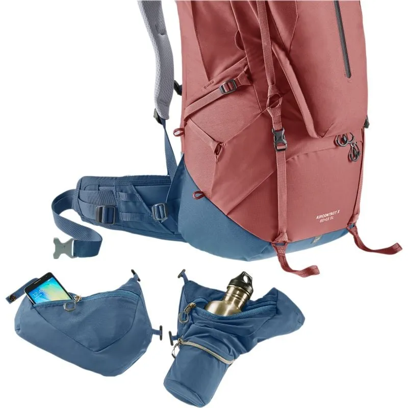 MOCHILA DE SENDERISMO DEUTER AIRCONTACT X 60+15 SL (REDWOODINK)