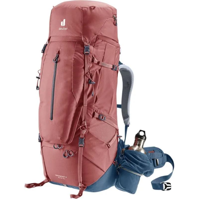 MOCHILA DE SENDERISMO DEUTER AIRCONTACT X 60+15 SL (REDWOODINK)