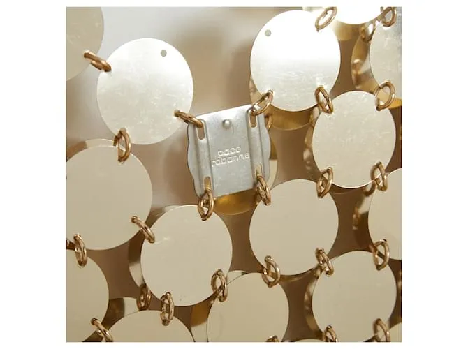 Paco Rabanne 1994 COLECCIONISTA DE LENTEJUELAS ORO DIY FR38 Dorado 