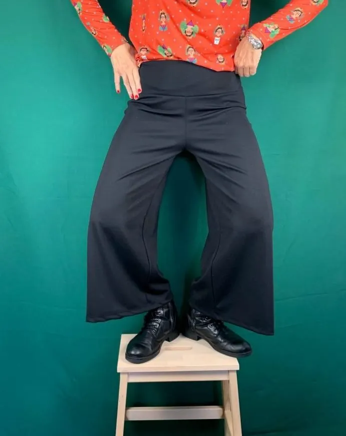 Pantalón Trama Negro AW