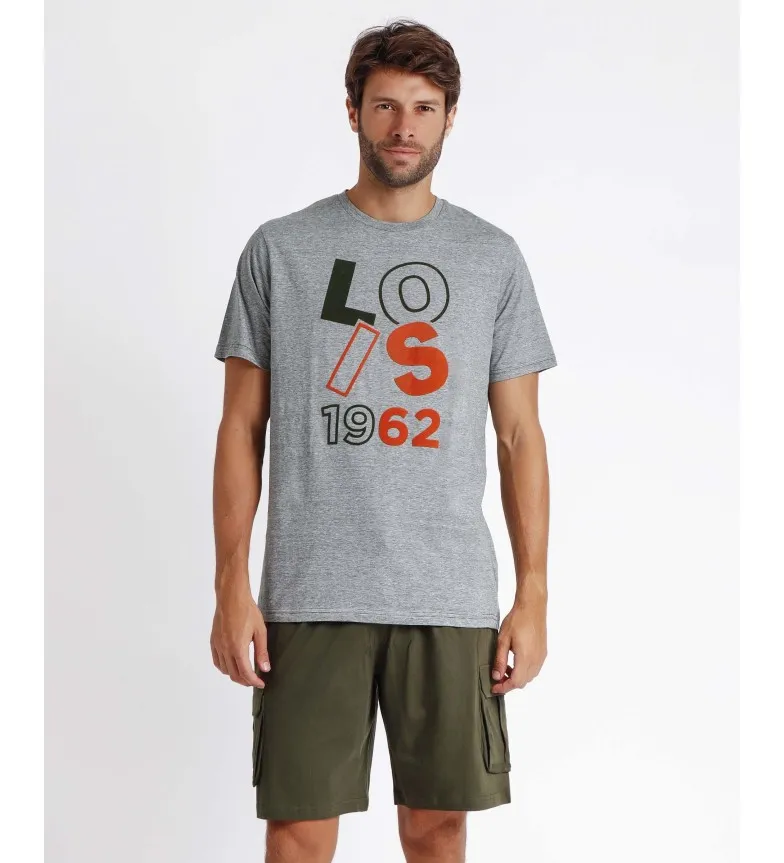Pijama Manga Corta Cargo  caqui