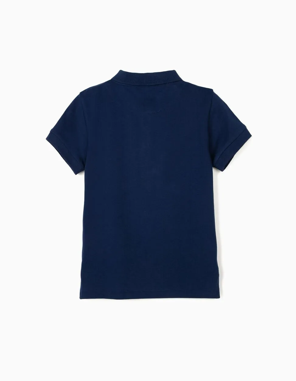 Polo niño manga corta piqué R150040 AZUL