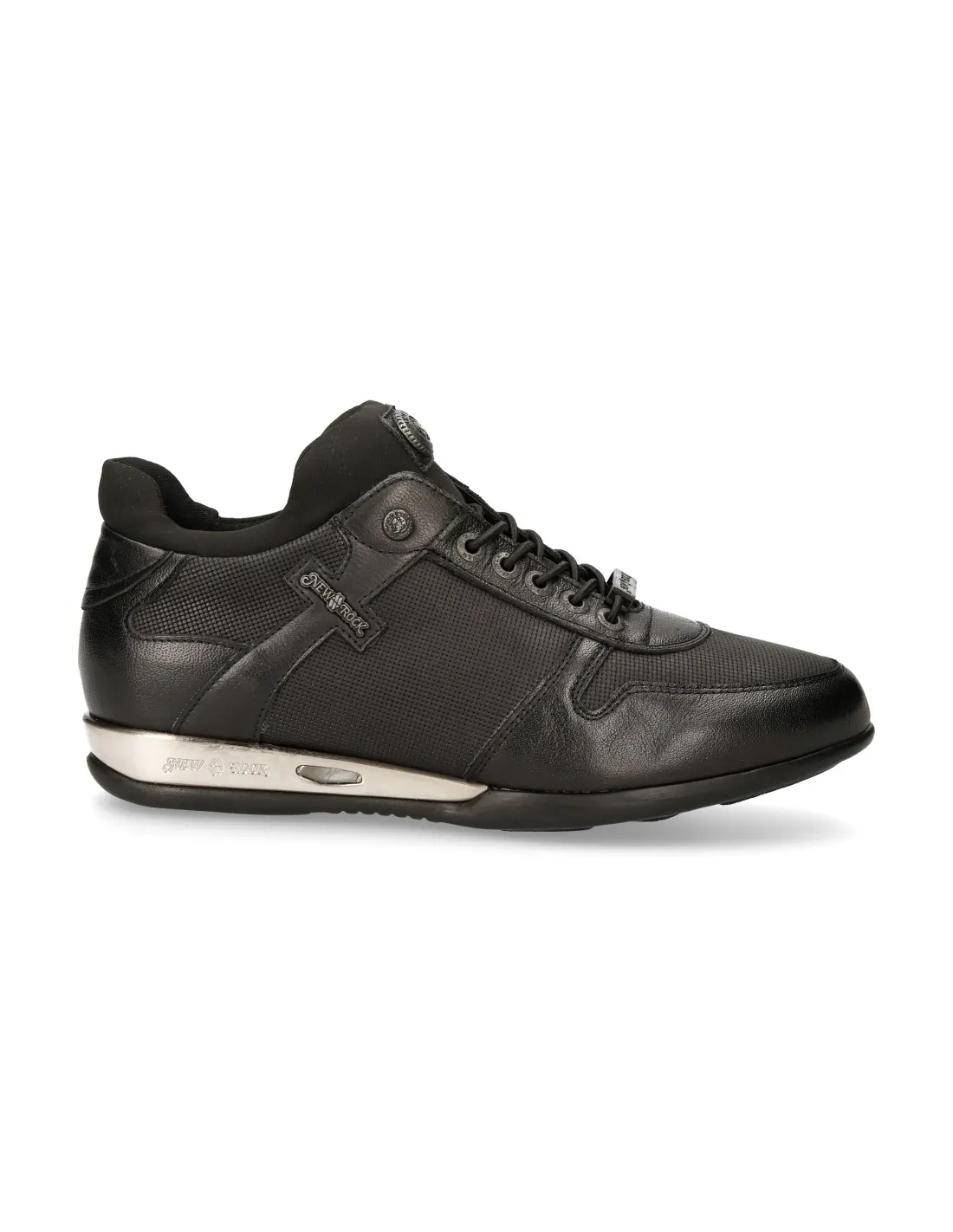 SHOE BLACK HYBRID WITH LACES MCHRONO002C22