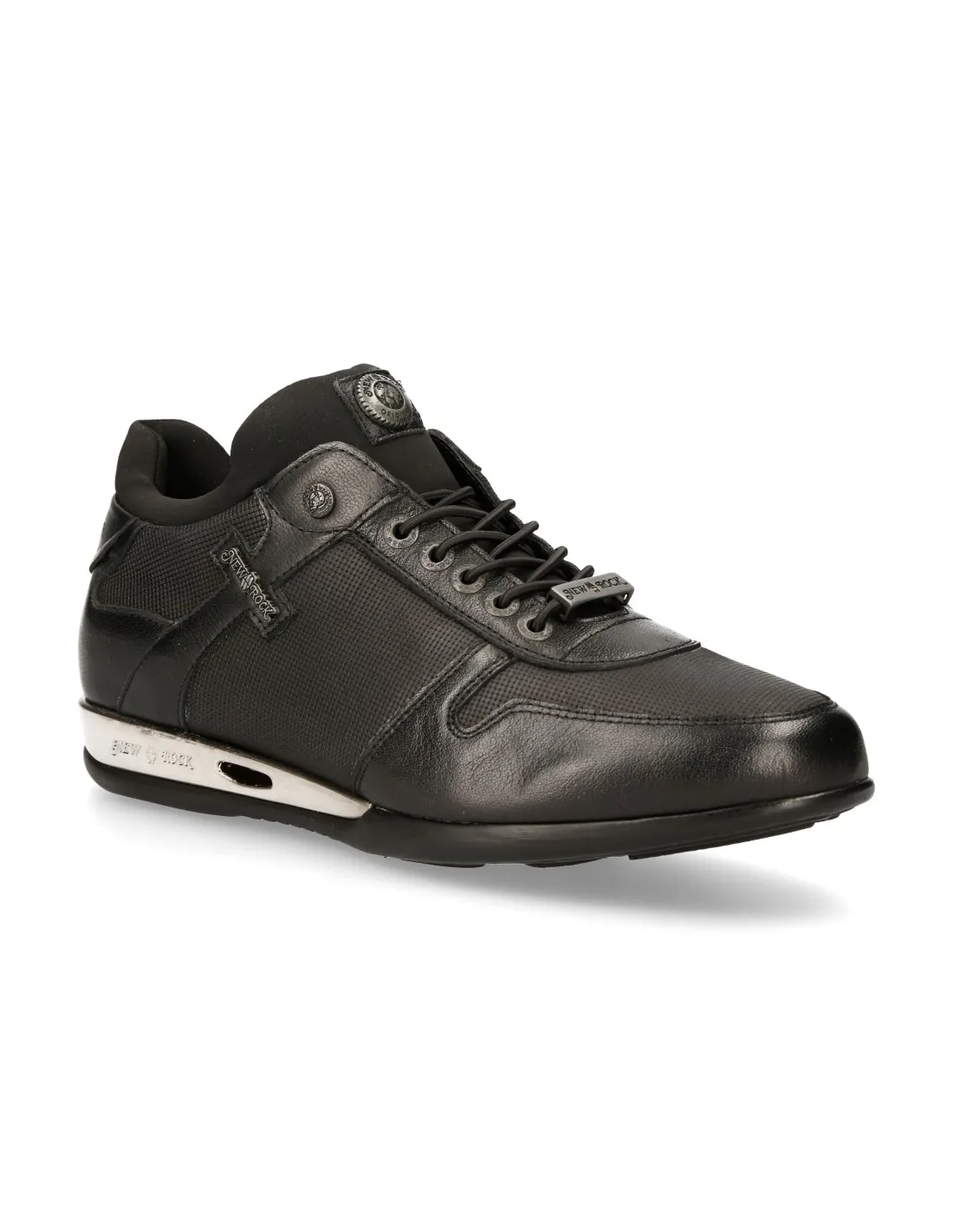 SHOE BLACK HYBRID WITH LACES MCHRONO002C22