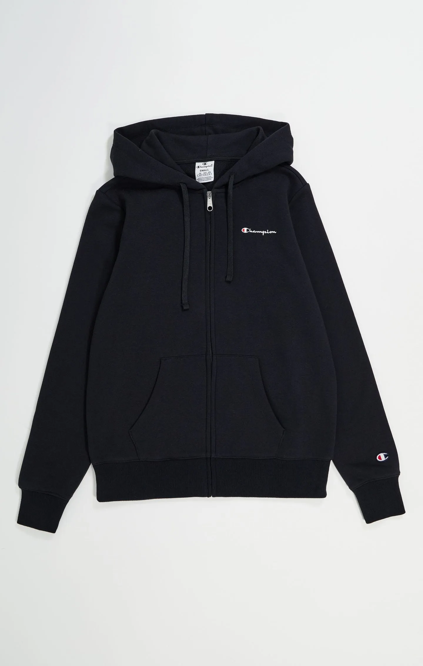 Sudadera con capucha, logotipo y cremallera entera