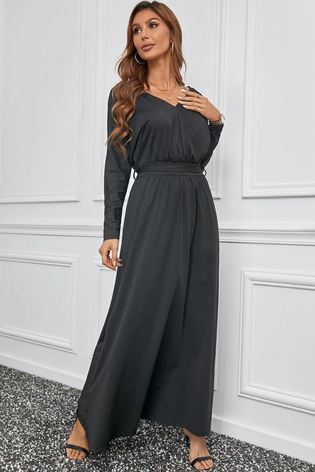 Vestido con manga de murciélago