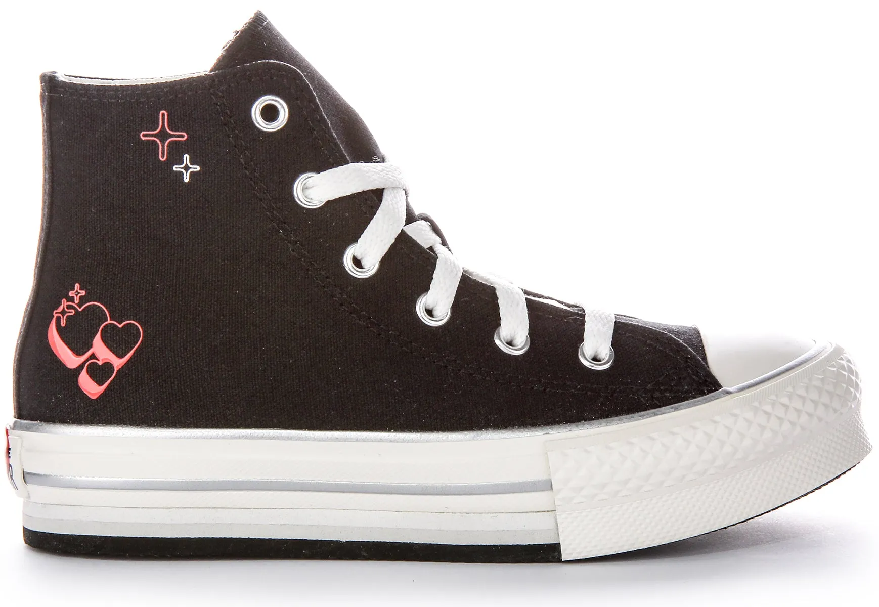 Zapatillas de tela Converse CT AS Eva Lift Platform Y2K Junior en negro rojo