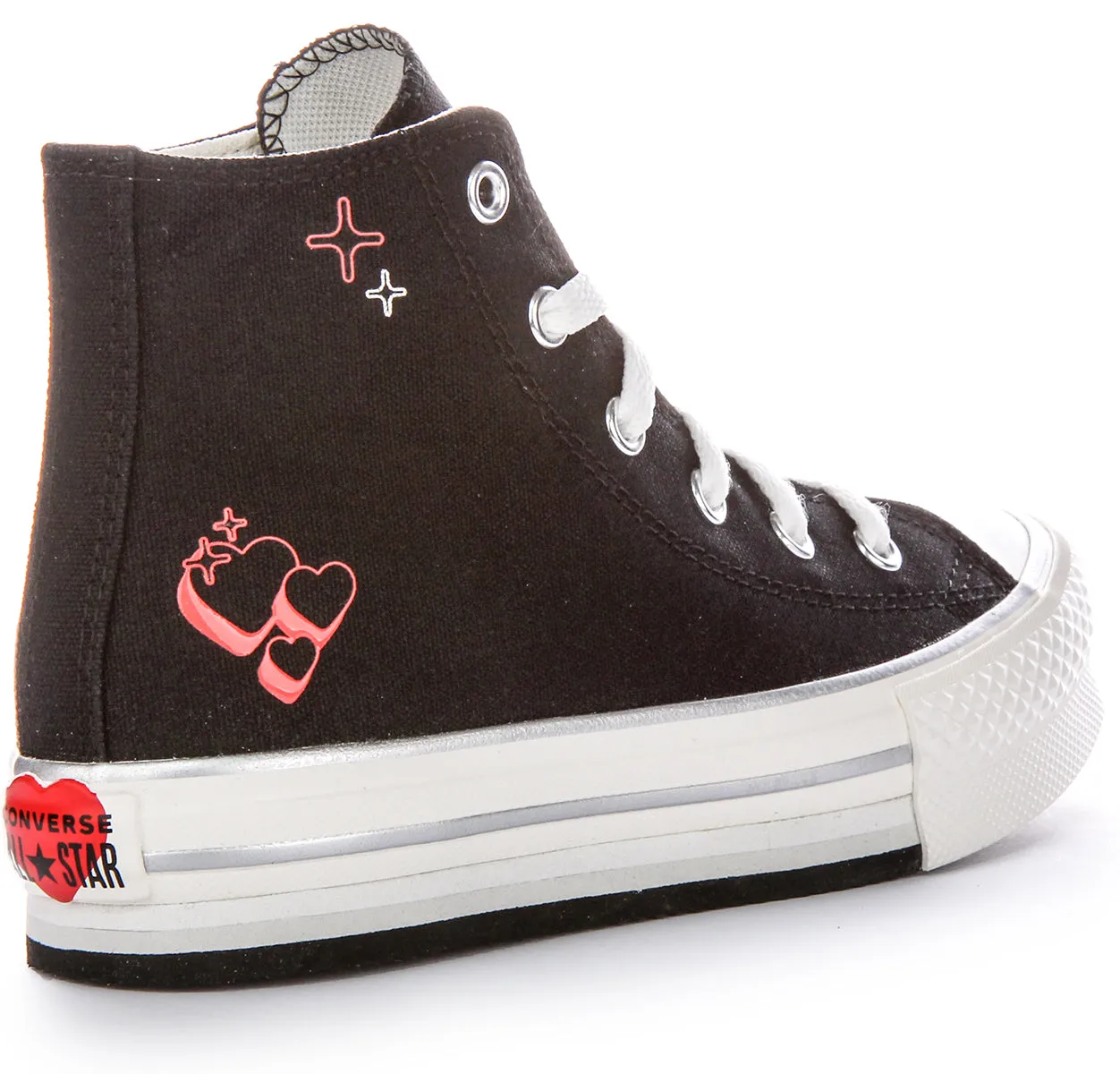 Zapatillas de tela Converse CT AS Eva Lift Platform Y2K Junior en negro rojo