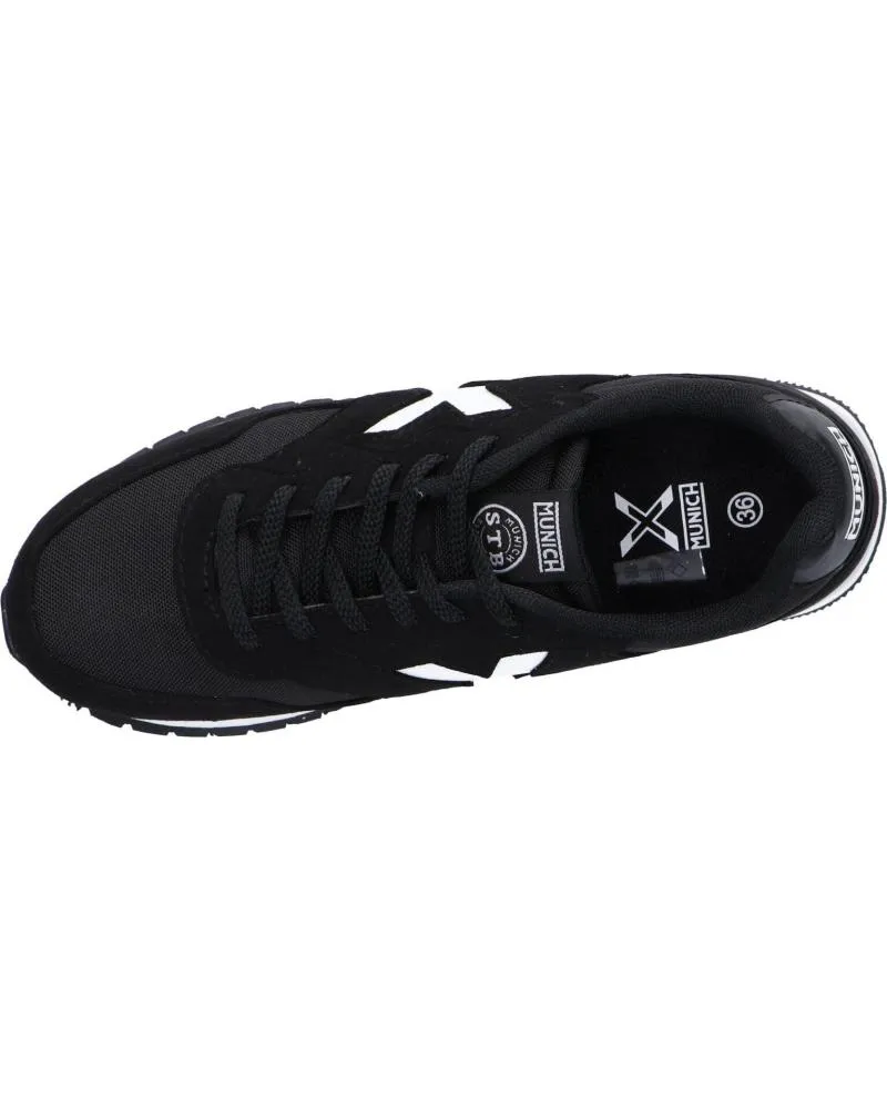 Zapatillas deporte de Mujer y Niña y Niño MUNICH 1690103 DASH NEGRO